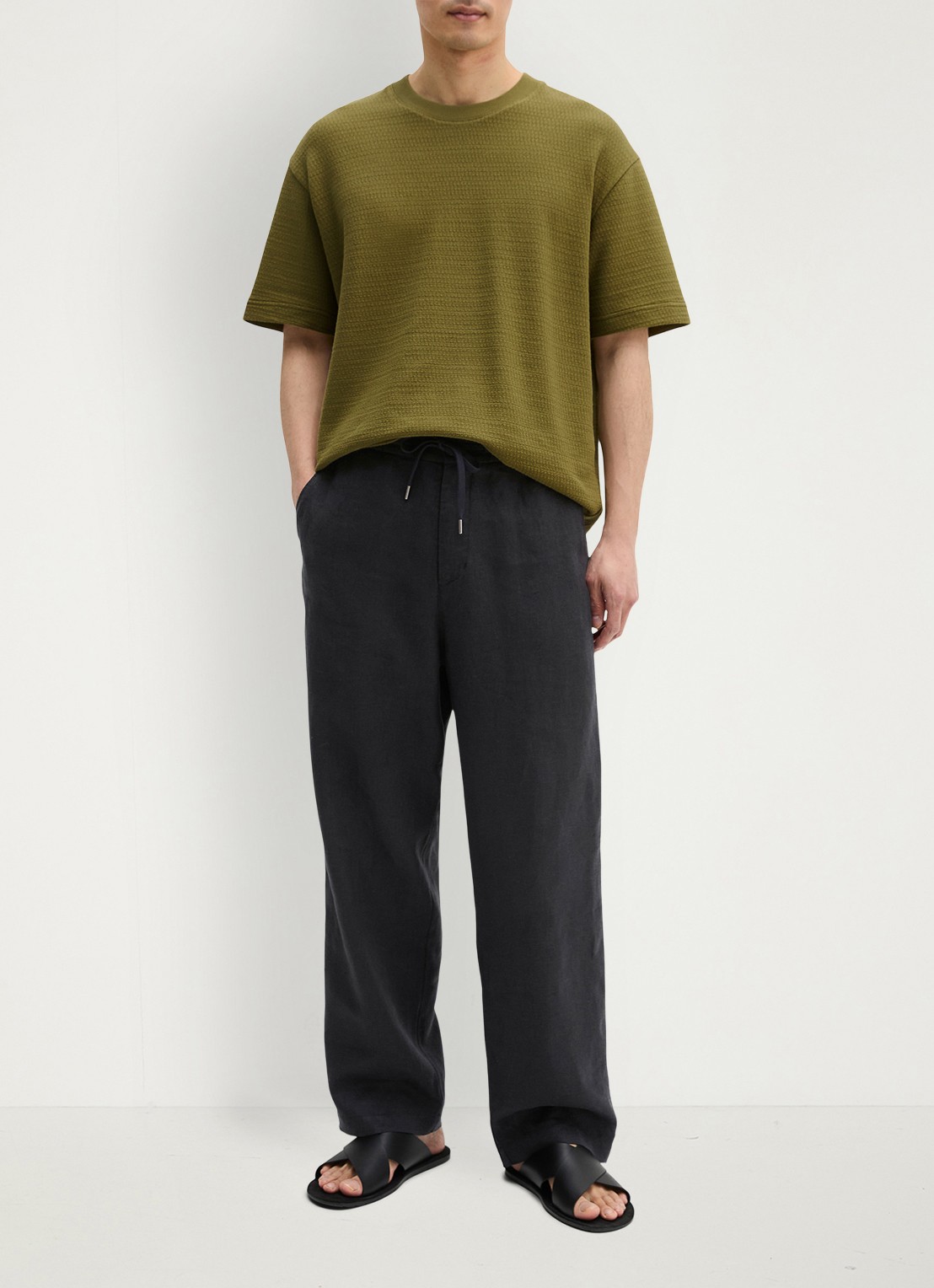 Marc O'Polo T-shirt met ronde hals - voorkant 2 fresh seaweed-2945 / groen