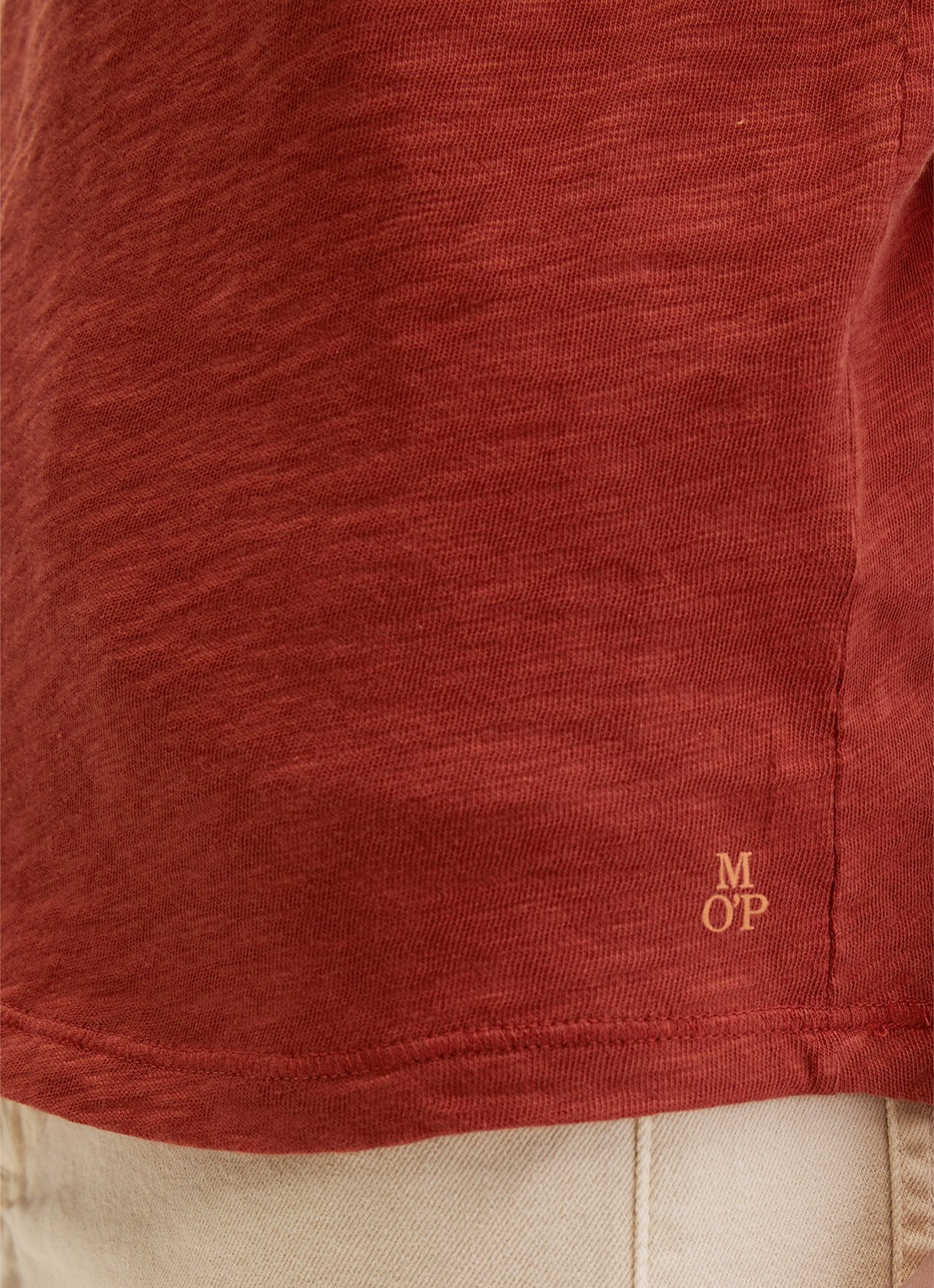 Marc O'Polo Tanktop met ronde hals - detail 2 tall poppy-6896 / paars