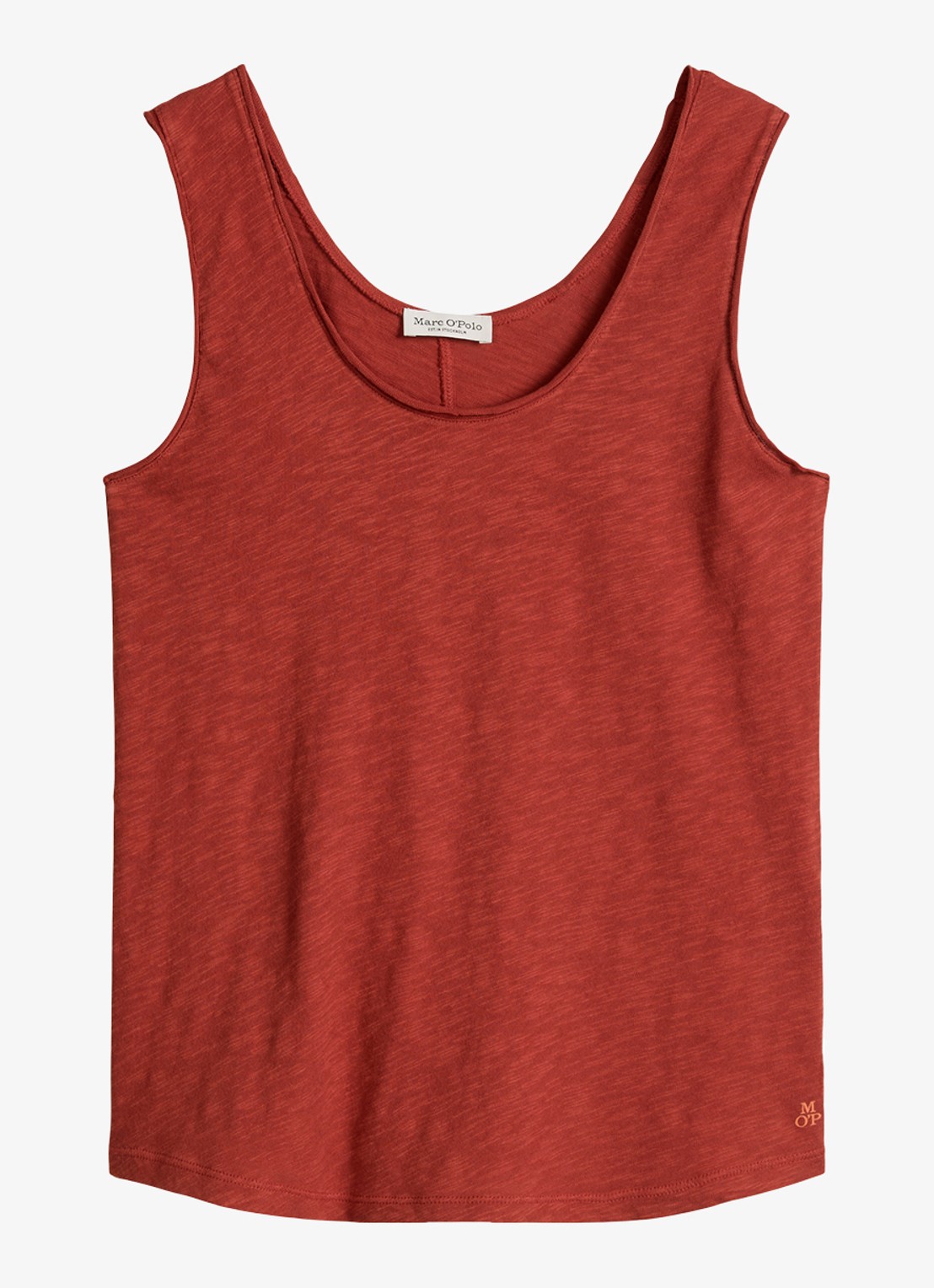 Marc O'Polo Tanktop met ronde hals - voorkant 4 tall poppy-6896 / paars