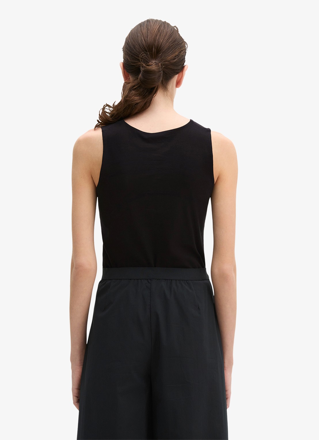 Marc O'Polo Top met V-hals - achterkant 5 black / zwart