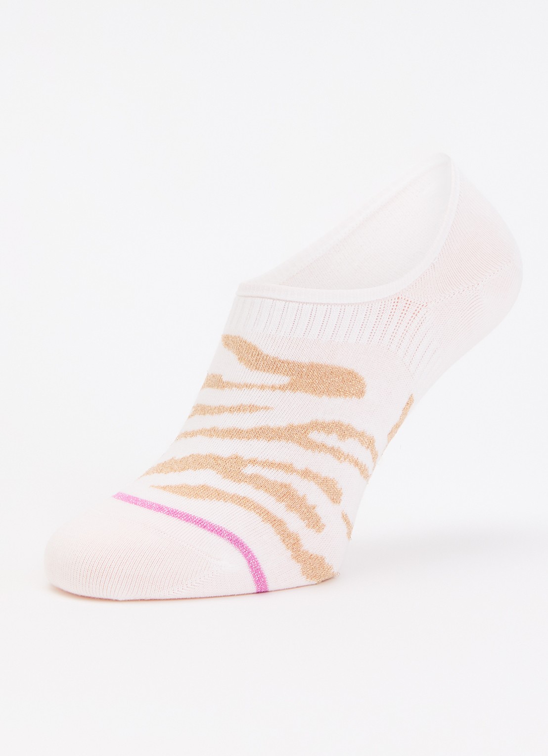 MarcMarcs Bridget kousenvoetjes in katoenblend met glitter in 2-pack - detail fuchsia