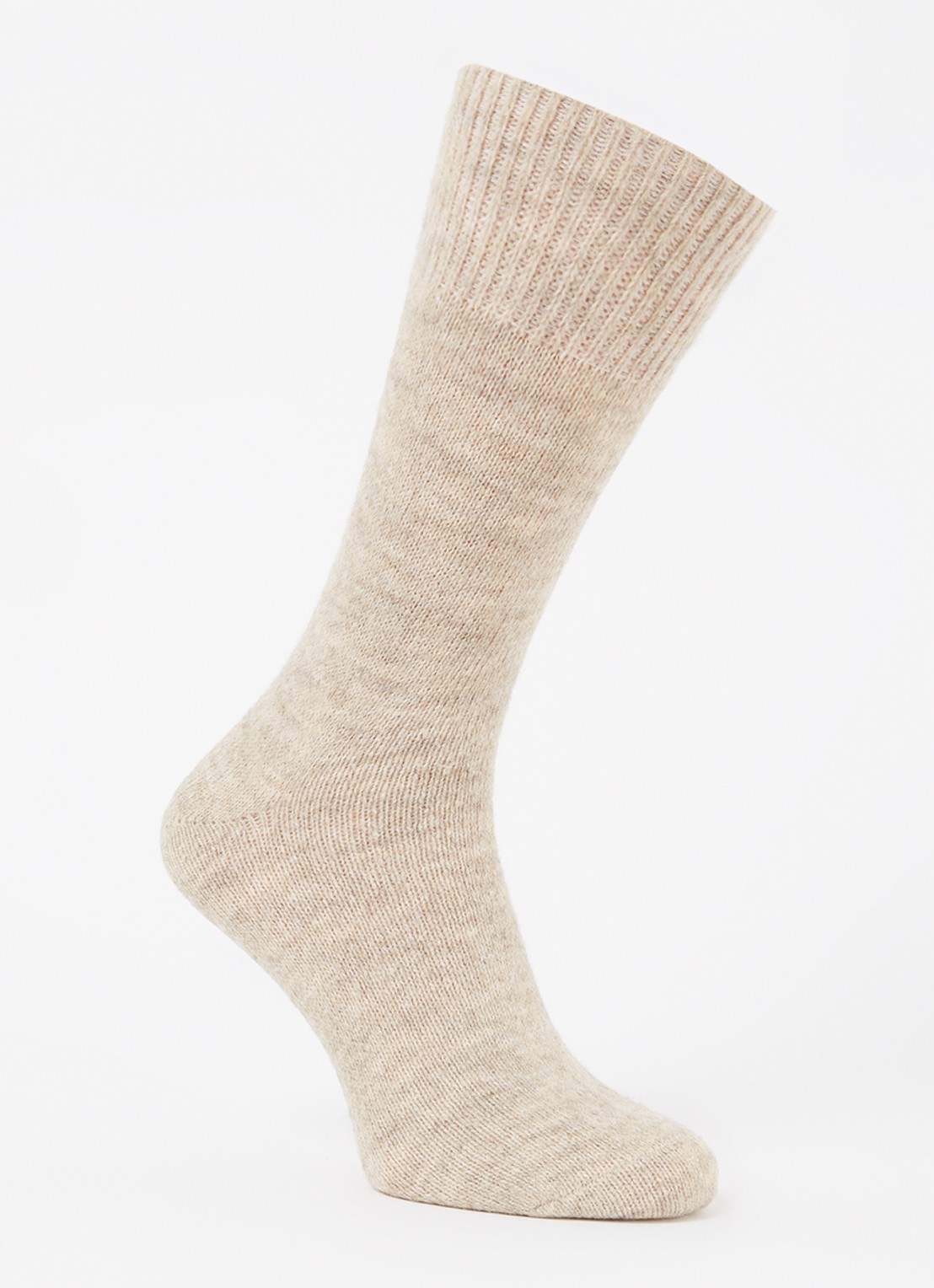 MarcMarcs Ellen sokken in wolblend - voorkant beige