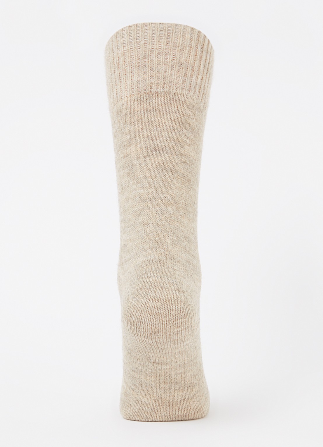 MarcMarcs Ellen sokken in wolblend - voorkant 2 beige