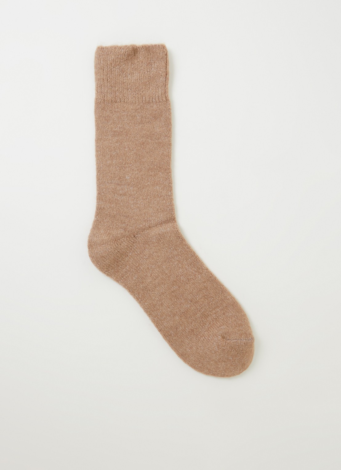 MarcMarcs Ellen sokken in wolblend - voorkant camel