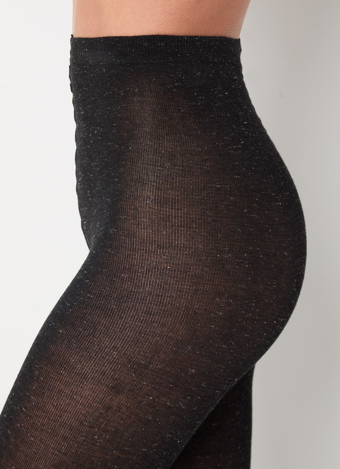 MarcMarcs Festa maillot met lurex - detail 2 zwart