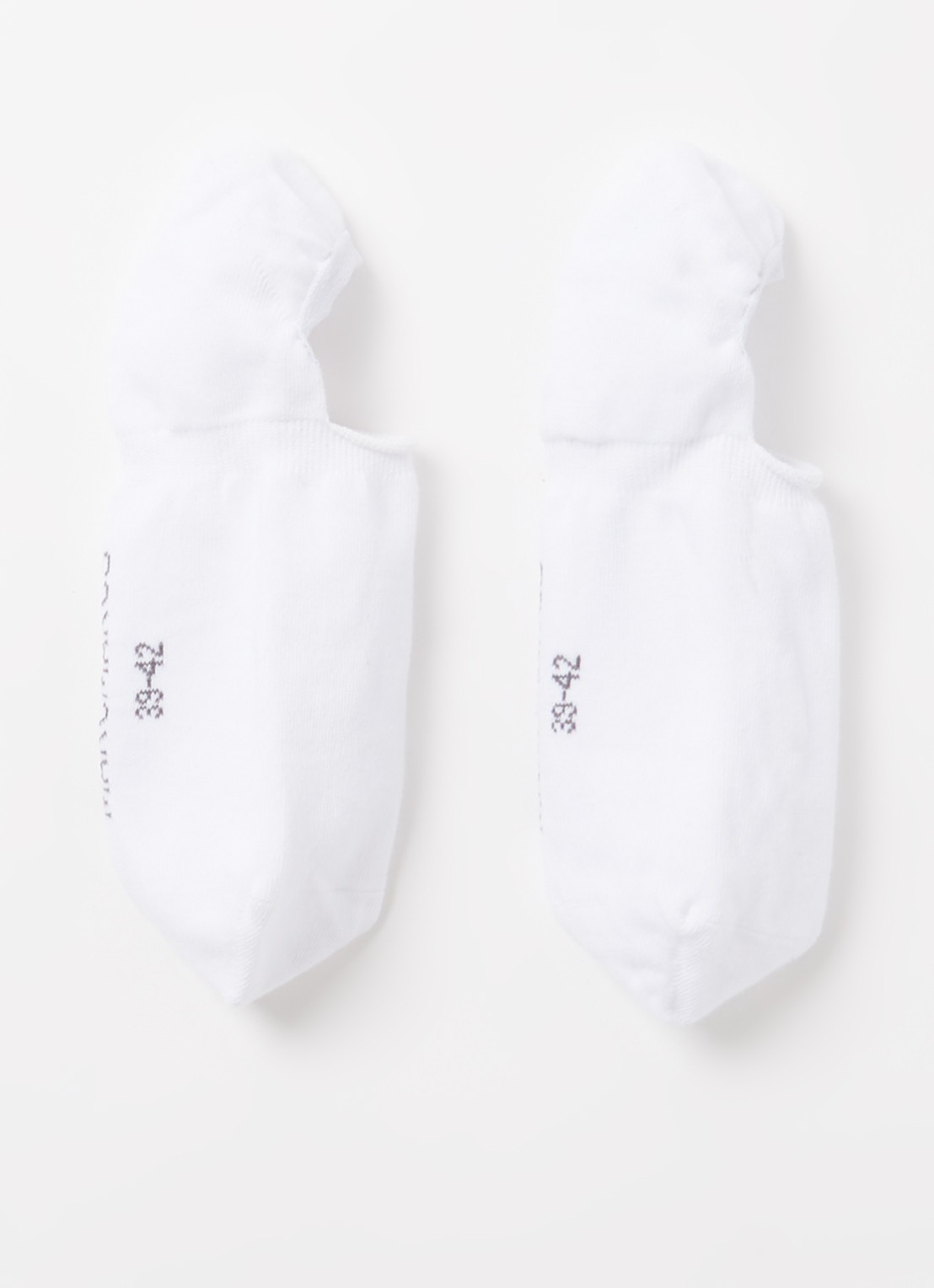 MarcMarcs Invinsible sneakersokken in 2-pack - voorkant 3 wit