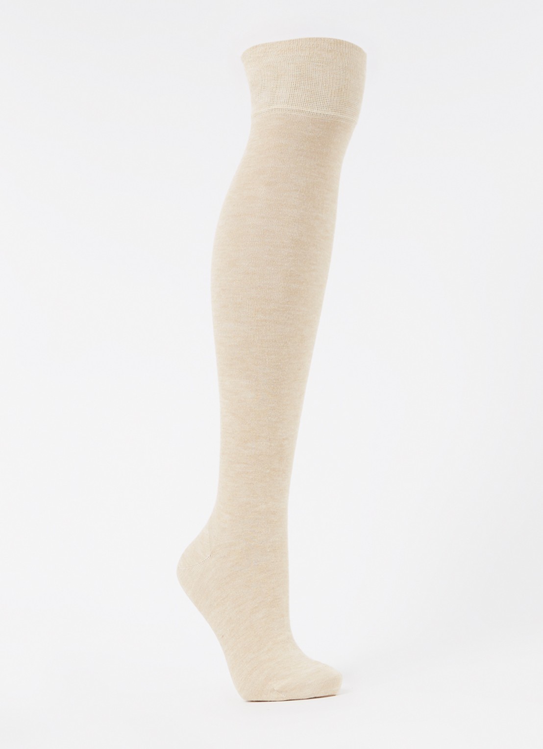 MarcMarcs Kniekousen in kasjmierblend - voorkant beige