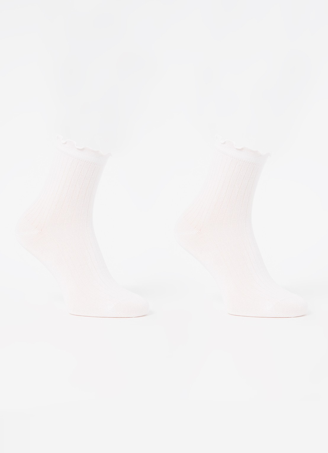 MarcMarcs Mikkie sokken in 2-pack - voorkant 2 wit