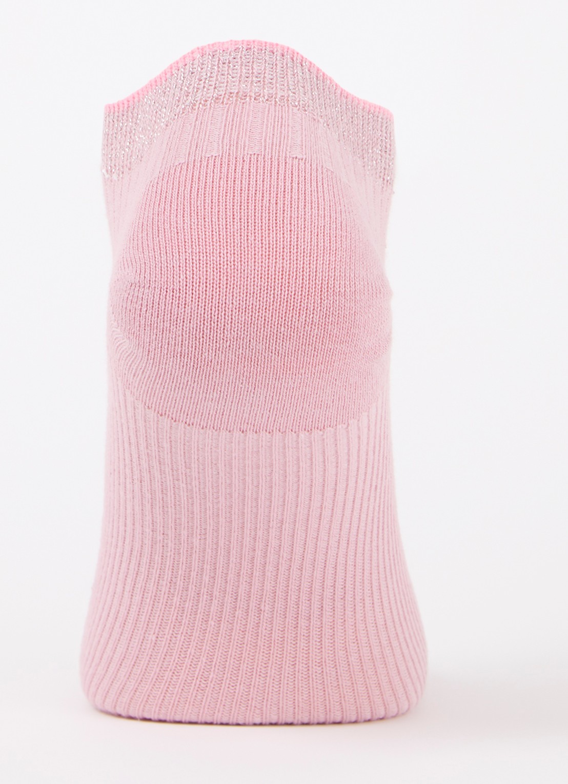 MarcMarcs Moscow sneakersokken met lurex in 2-pack - voorkant 3 roze