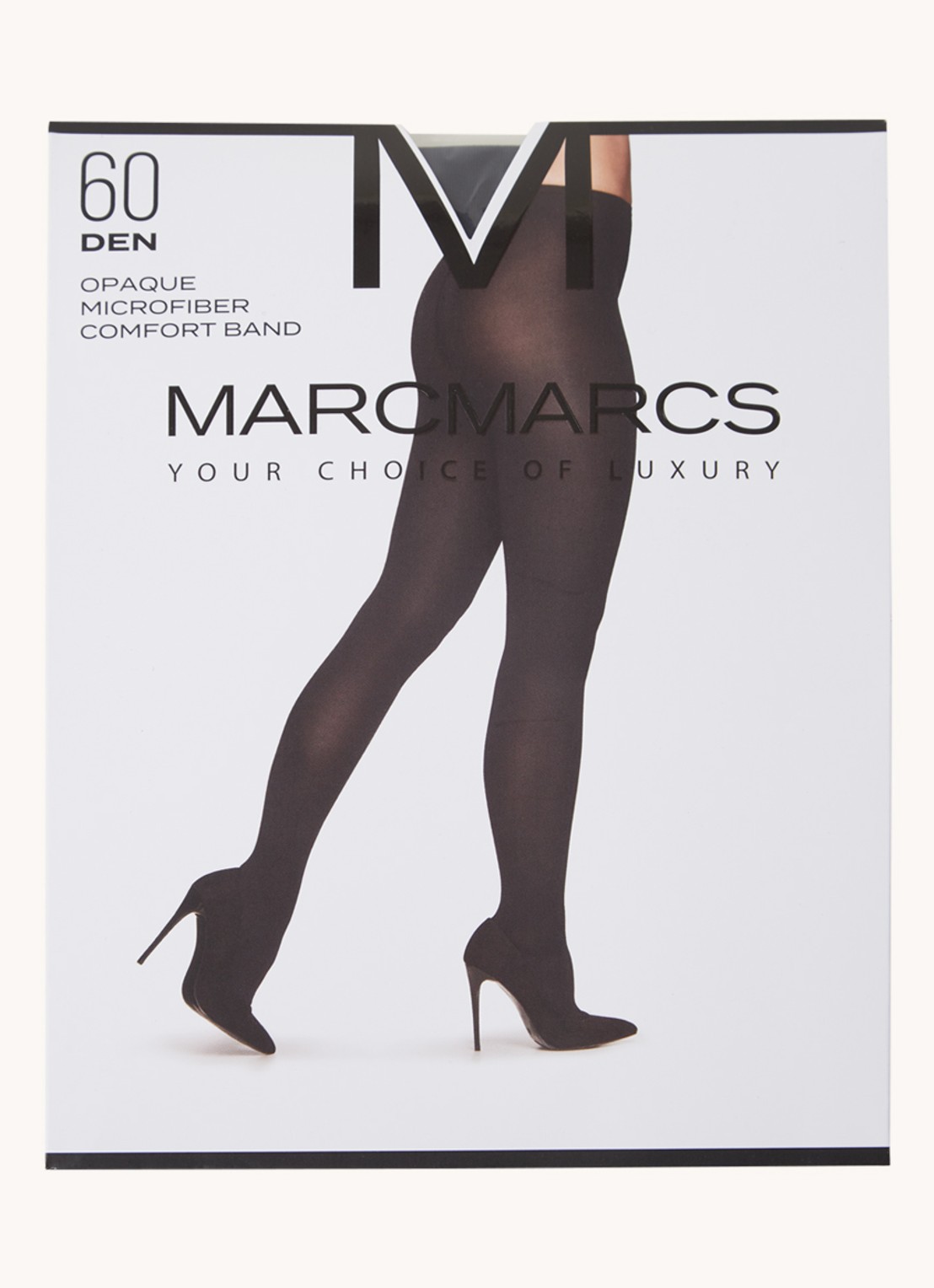 MarcMarcs Panty in 60 denier  - voorkant 3 donkerblauw