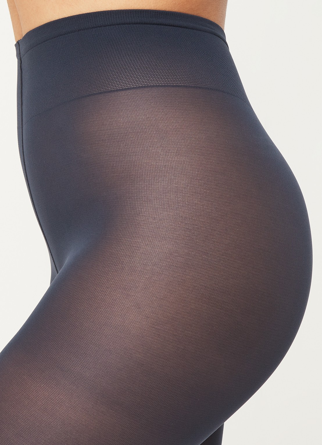 MarcMarcs Panty in 60 denier  - detail 2 donkerblauw