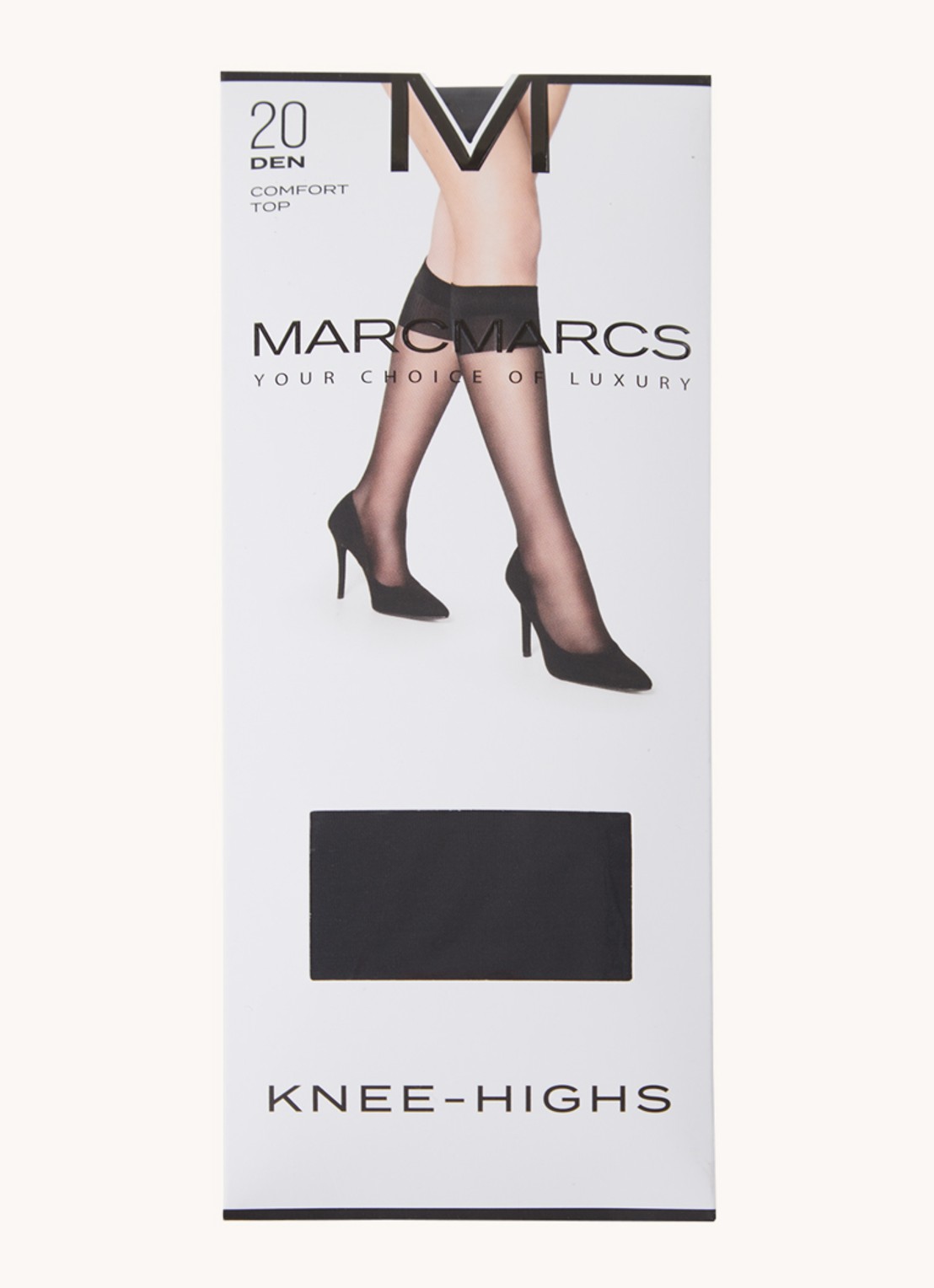 MarcMarcs Pantysokken in 20 denier - voorkant 2 blauw