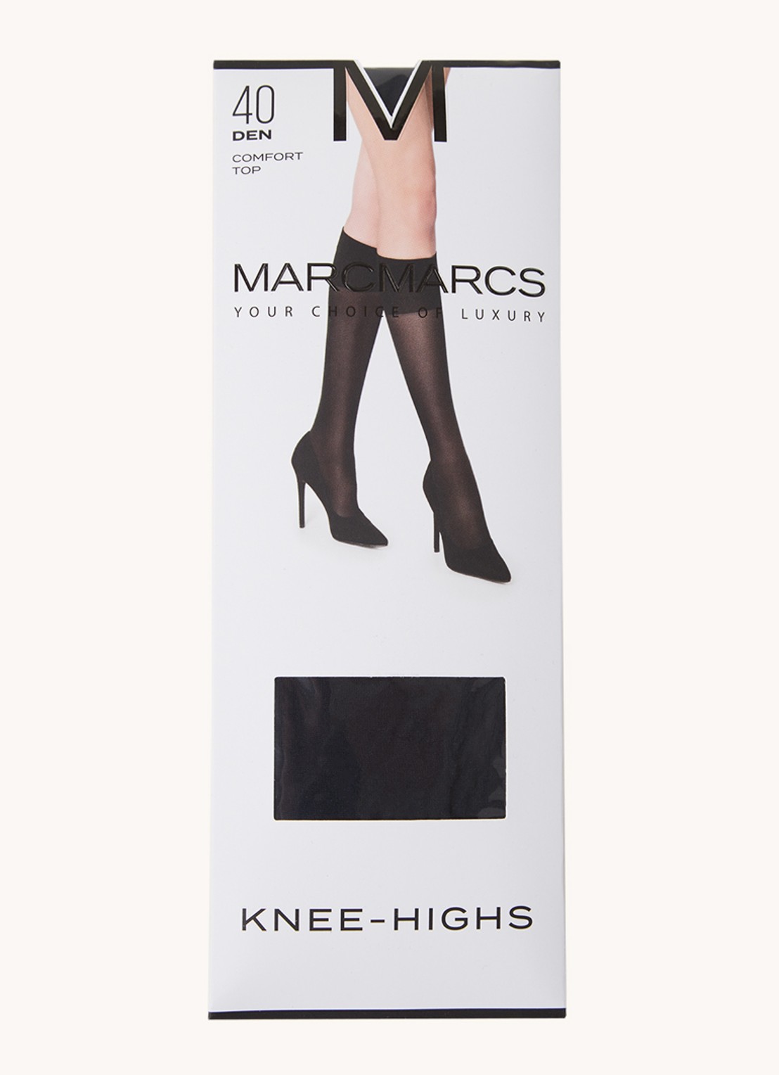 MarcMarcs Pantysokken in 40 denier - voorkant blauw