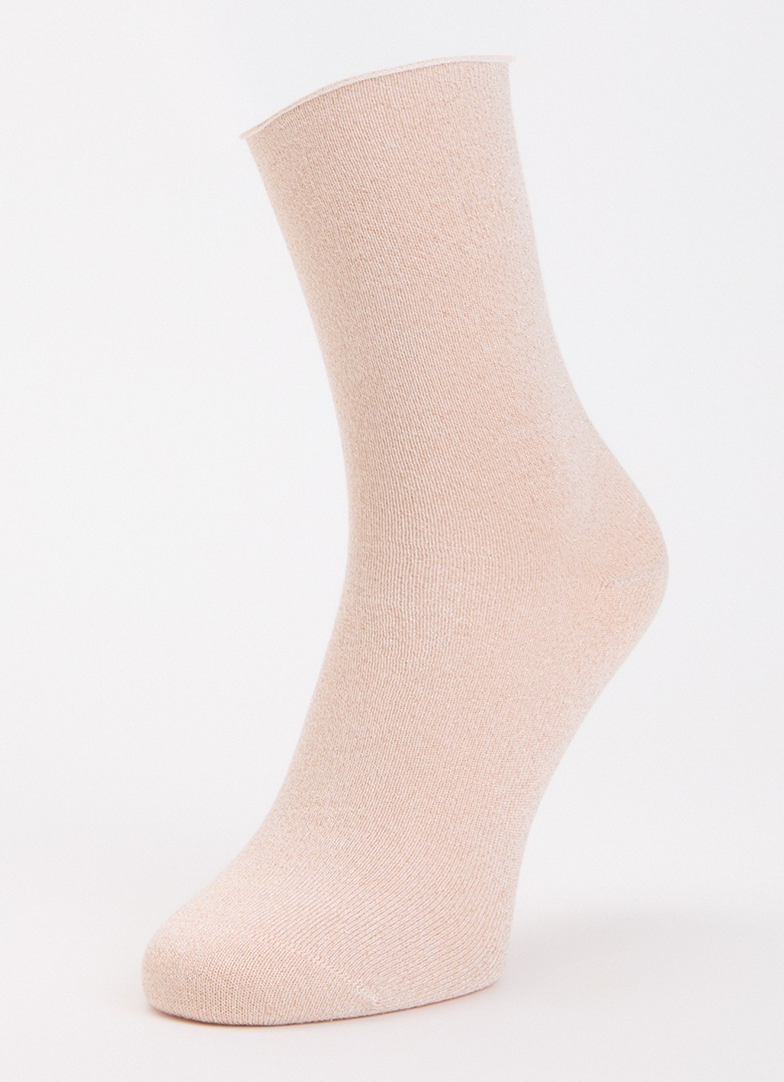 MarcMarcs Sokken met glitter in 2-pack - detail creme