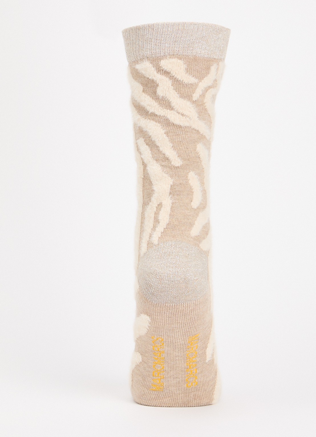 MarcMarcs Teresa sokken in katoenblend met lurex - voorkant 3 beige