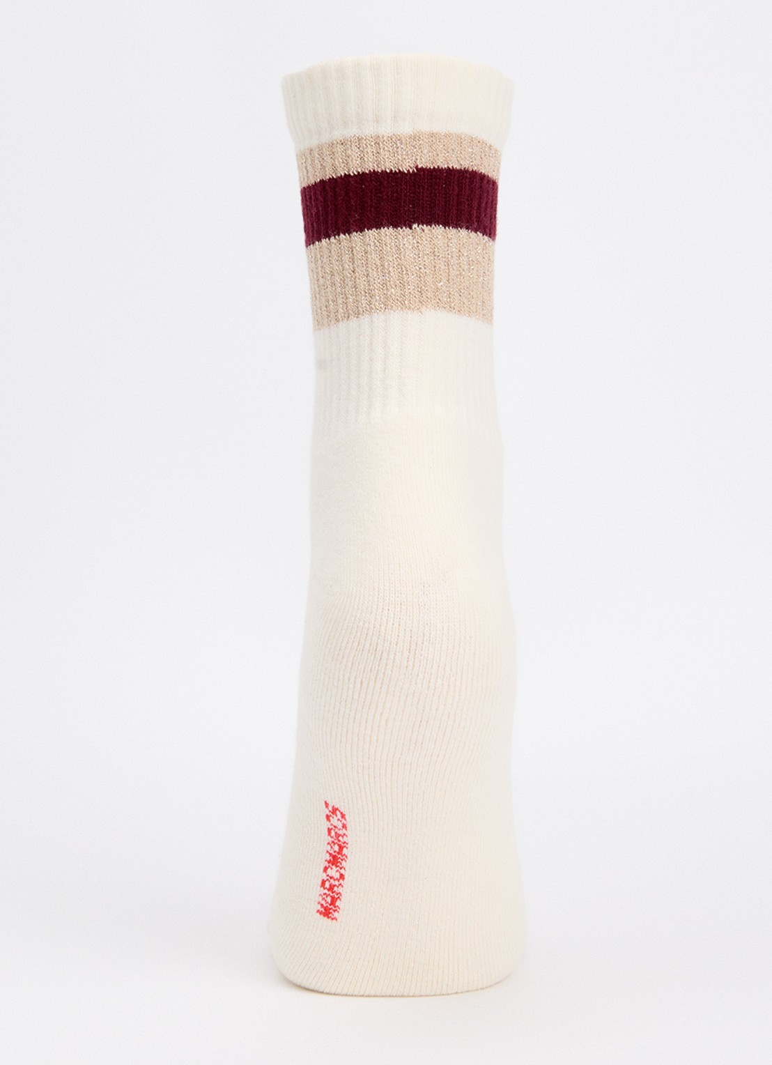 MarcMarcs Tibby sokken met lurex in 2-pack - voorkant 2 creme
