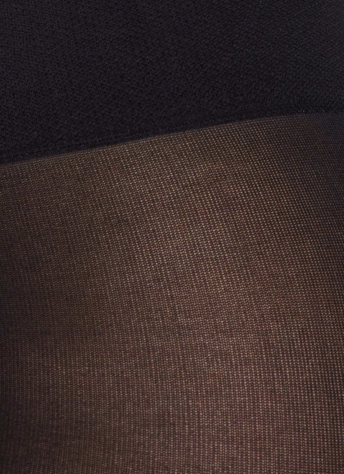 MarcMarcs Velvet Opaque panty in 100 denier - detail zwart