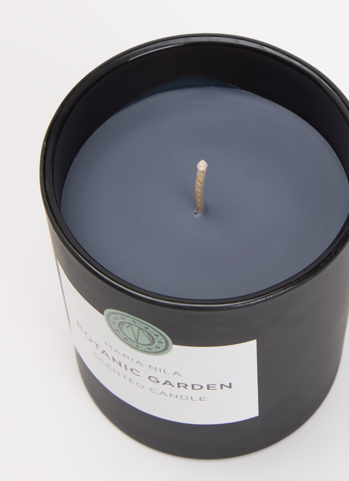 MARIA NILA Botanic Garden geurkaars 210 gram - voorkant 2 grijs