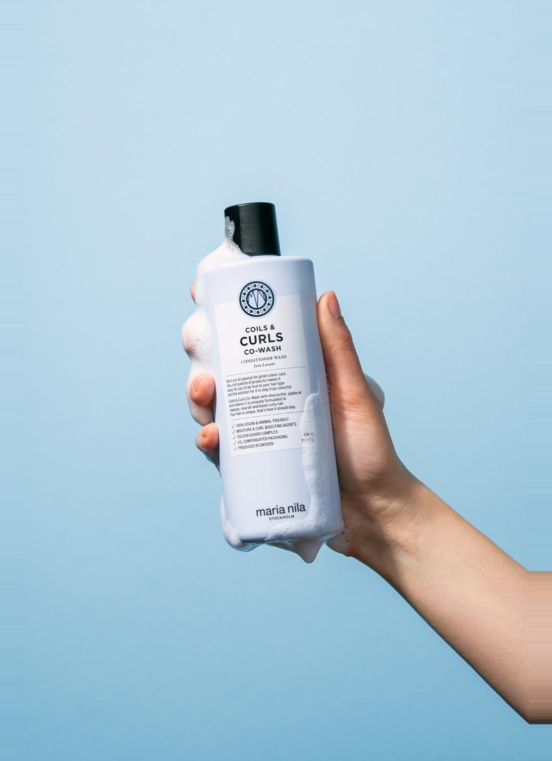MARIA NILA Coils & Curls Co-wash - reinigende conditioner - voorkant 5 undefined