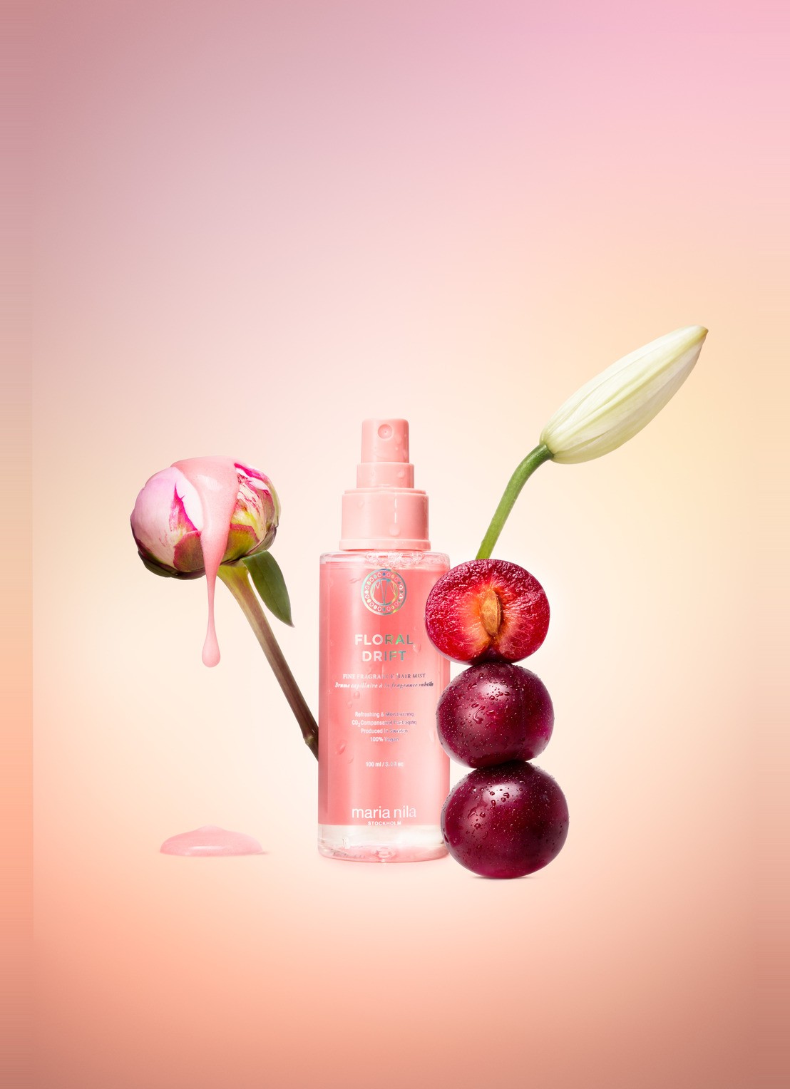 MARIA NILA Floral Drift Fine Fragrance Hair Mist - haarparfum - voorkant 3 undefined