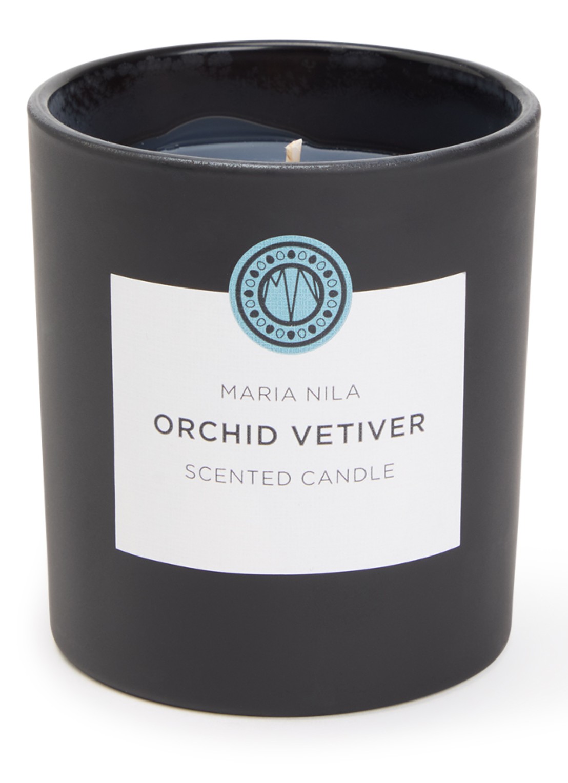 MARIA NILA Orchid Vetiver geurkaars 210 gram - voorkant donkergrijs