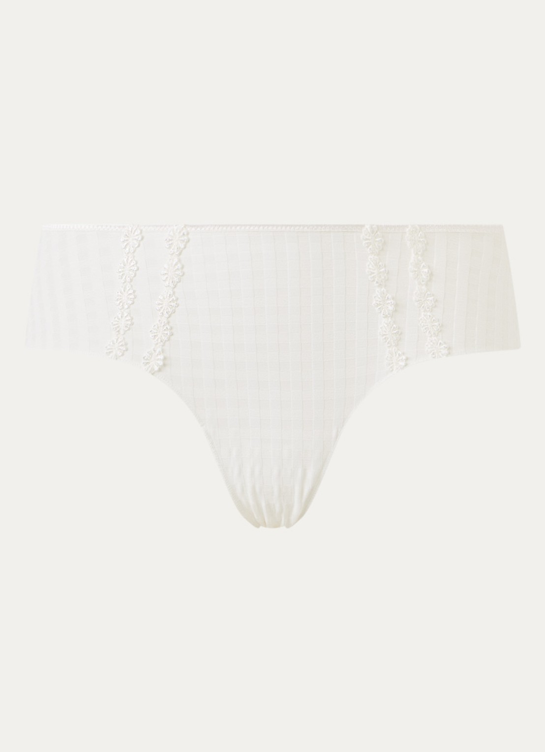Marie Jo Avero hotpants - voorkant gebroken wit