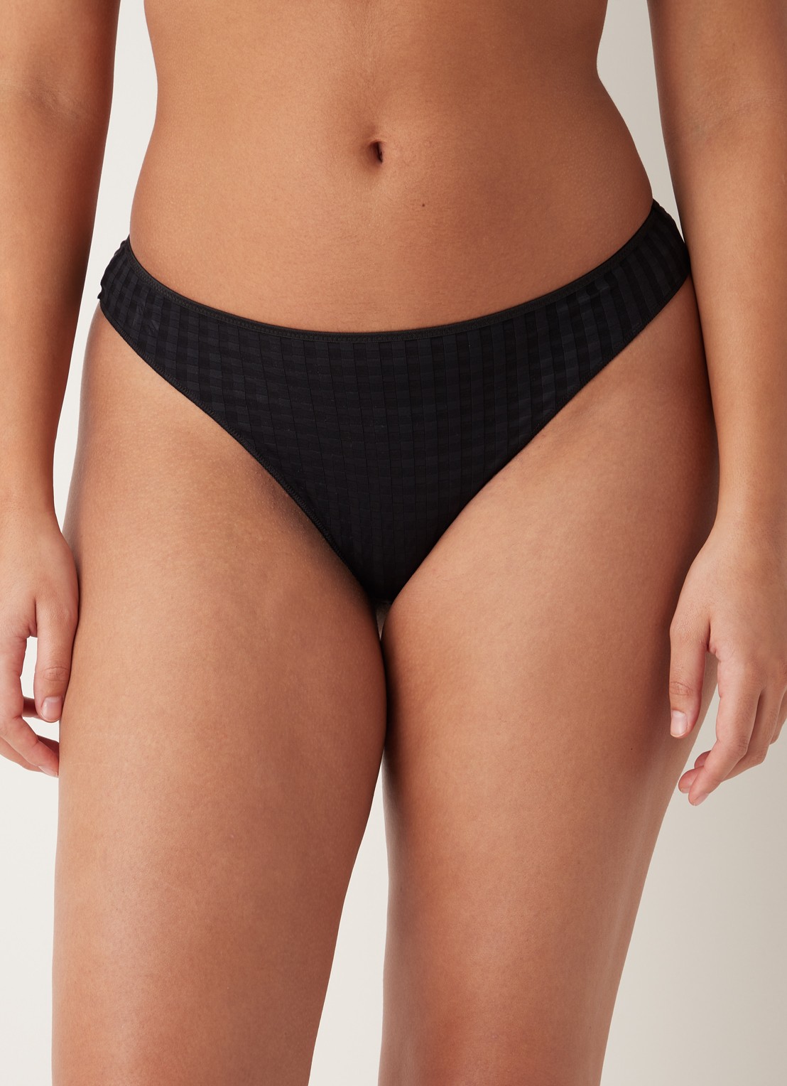Marie Jo Avero string met ruitdessin - detail 3 zwart