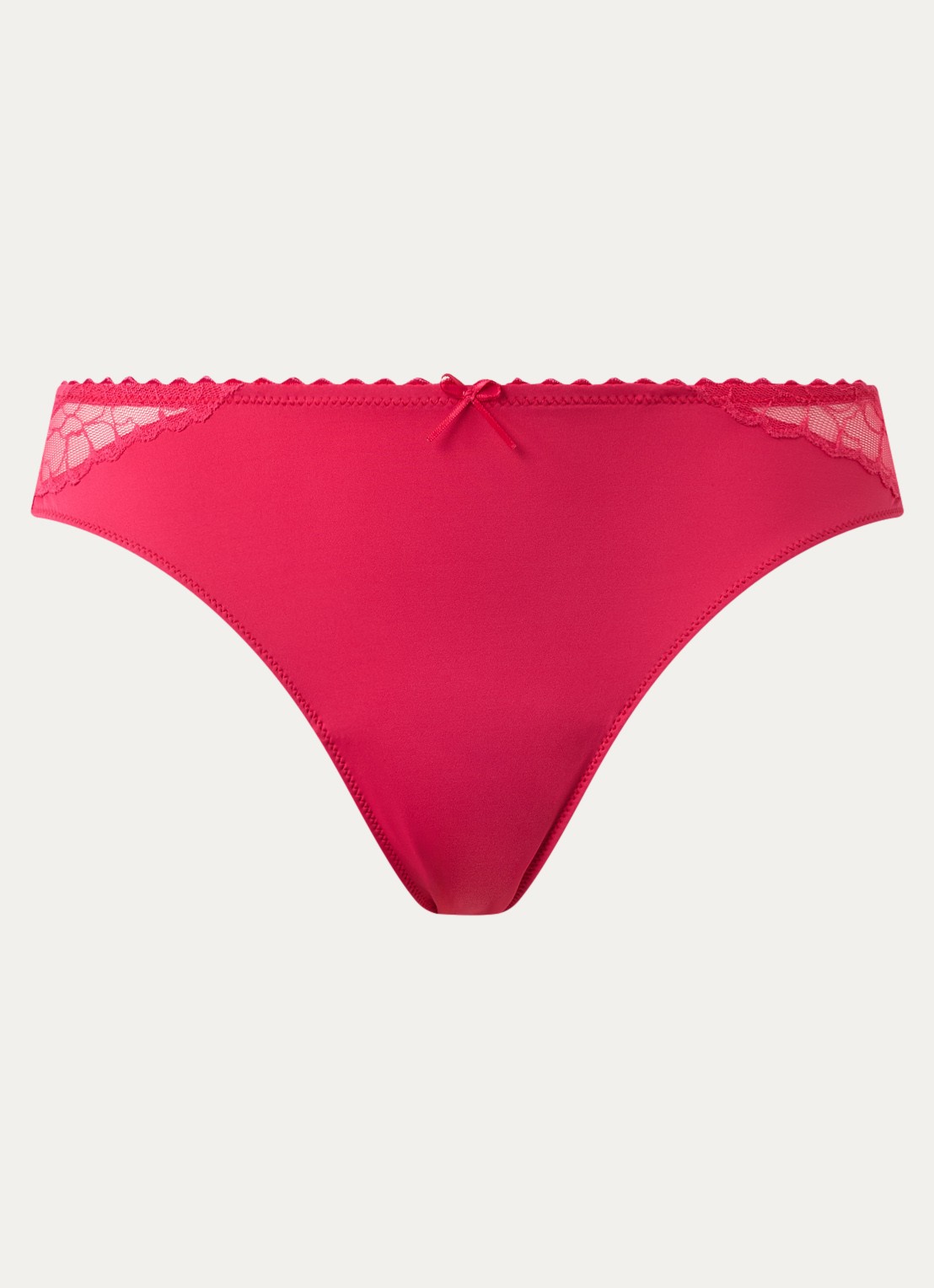 Marie Jo Azelie slip met kant - voorkant 2 koraalrood