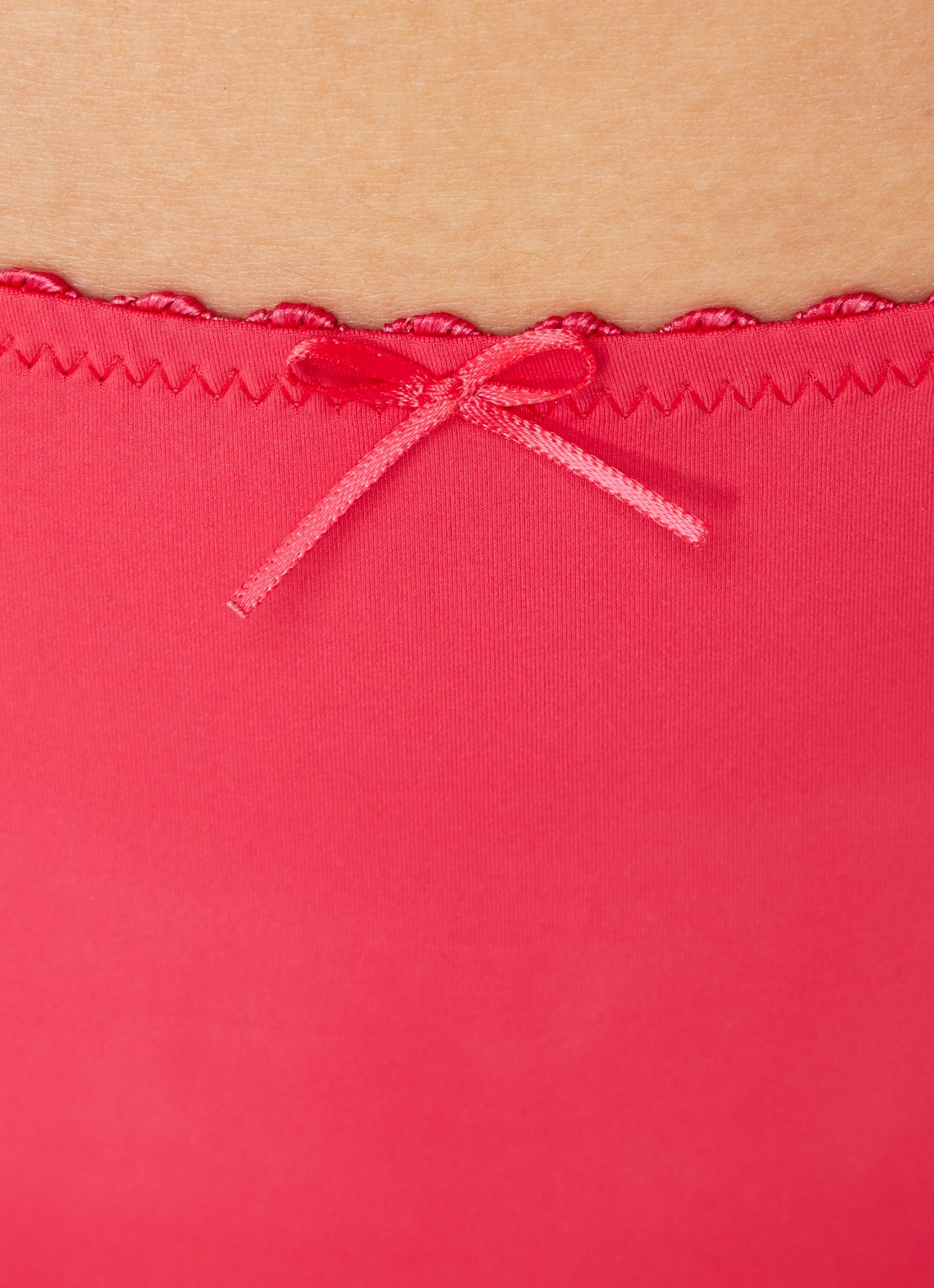 Marie Jo Azelie tanga met kant - detail 5 koraalrood
