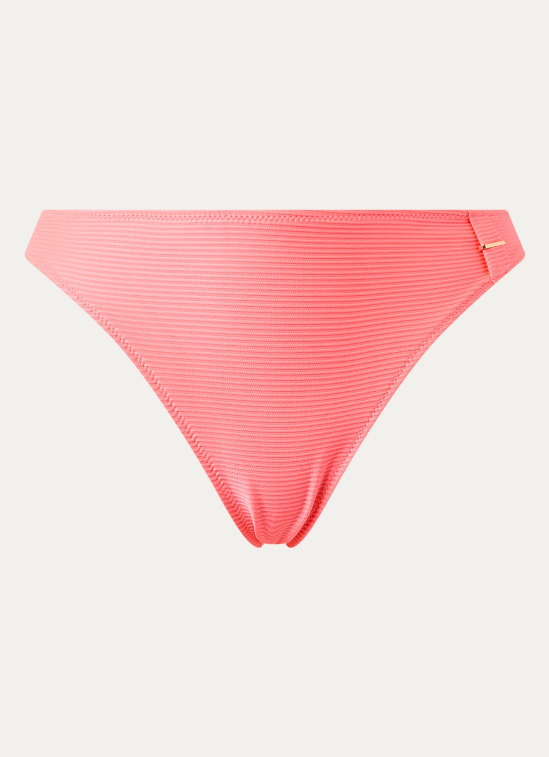 Marie Jo Cassie bikinislip met structuur - voorkant 2 koraalroze