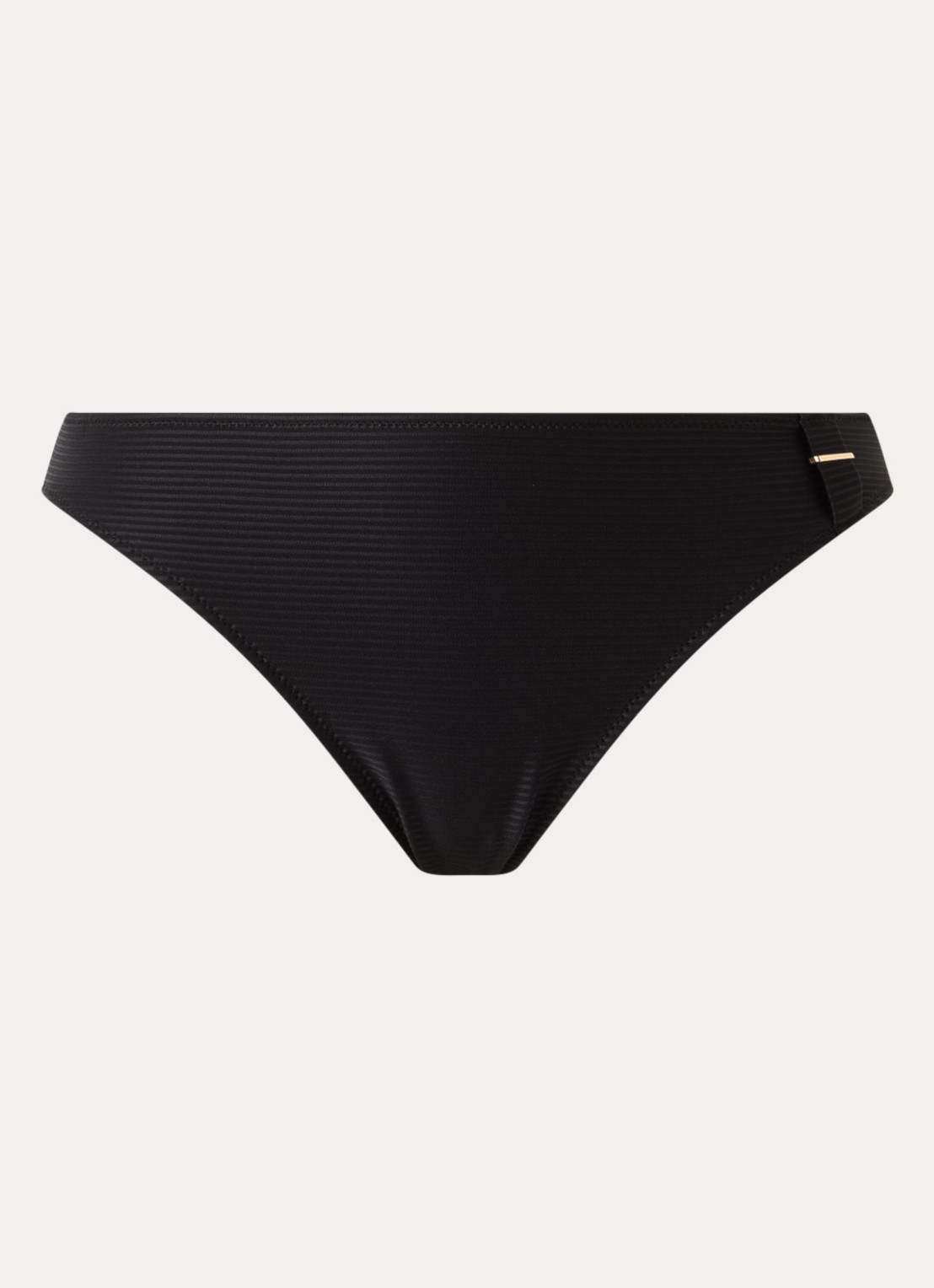 Marie Jo Cassie bikinislip met structuur - voorkant zwart