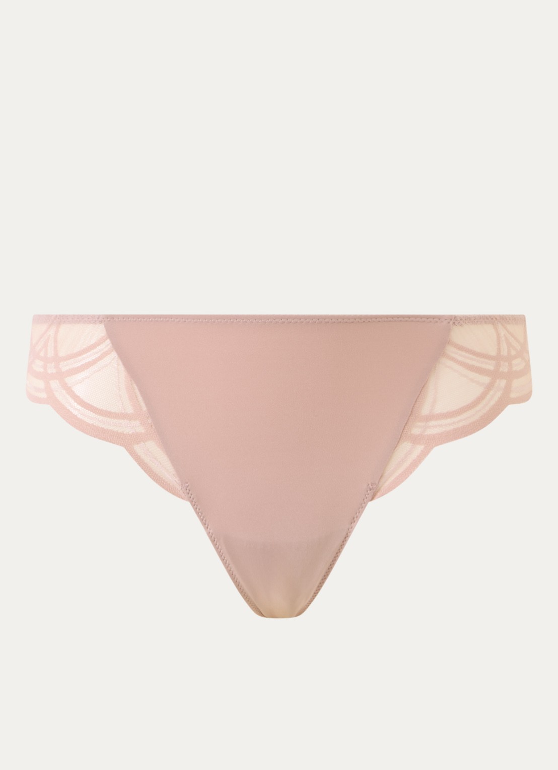 Marie Jo Cathia slip met kant - voorkant oudroze