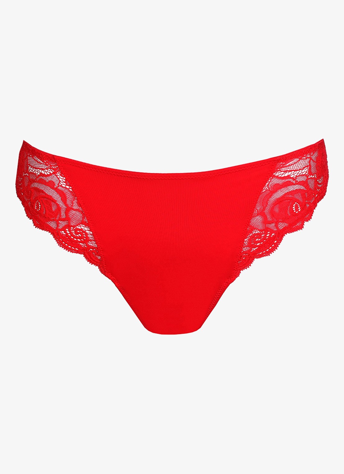 Marie Jo Cyrile slip met kant - voorkant 4 rood