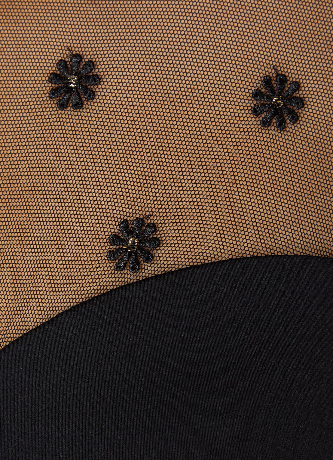 Marie Jo Daisy naadloze body met mesh - detail 5 zwart
