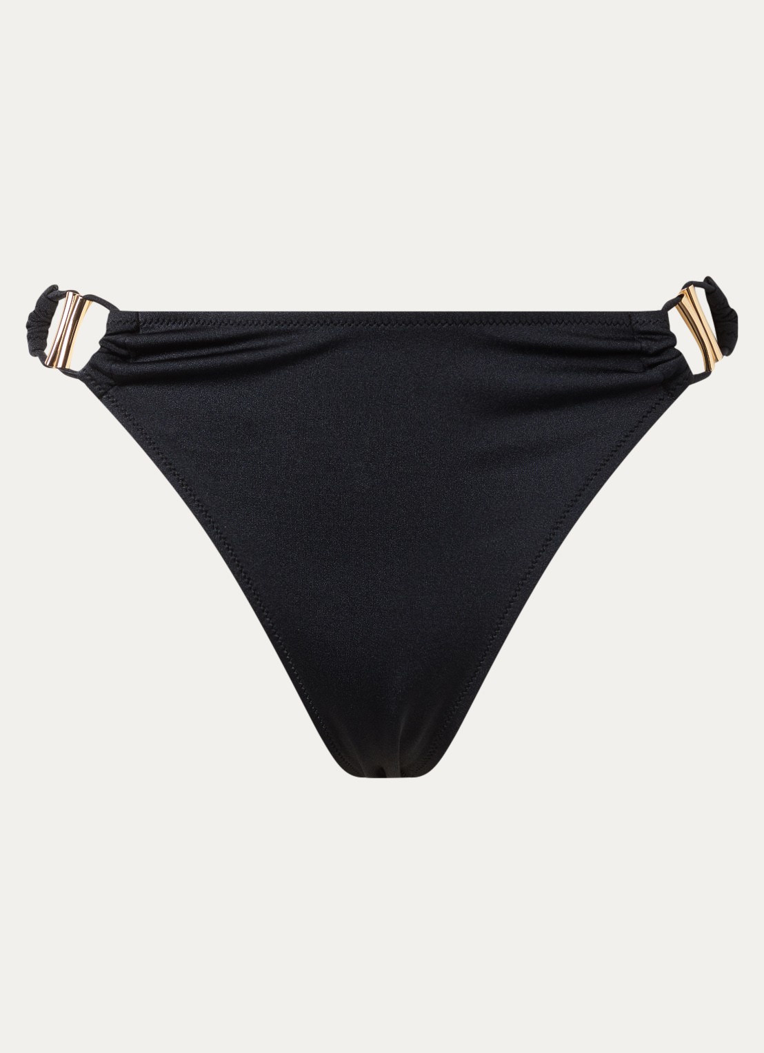 Marie Jo Hello Sunset bikinislip met glanzende finish - voorkant 4 zwart
