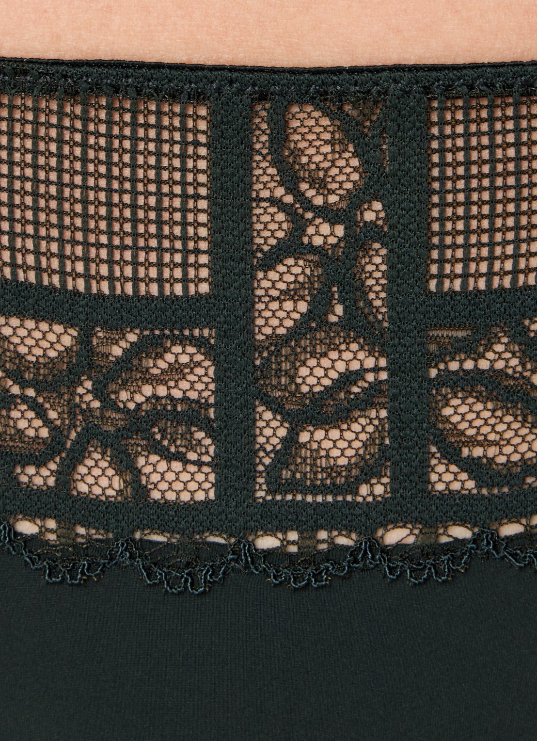 Marie Jo Jadei string met kant - detail 5 donkergroen