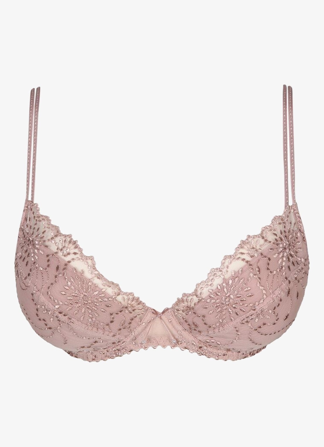 Marie Jo Jane push-up bh met uitneembare vulling - voorkant oudroze