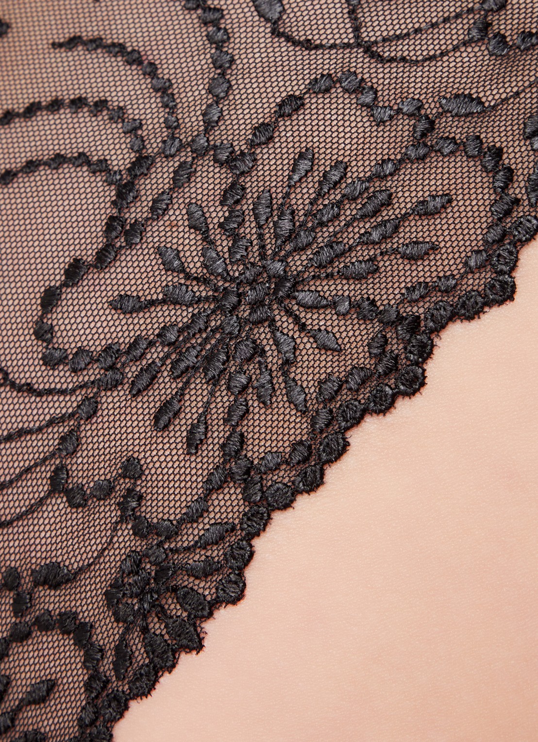 Marie Jo Jane slip met borduring - detail 2 zwart