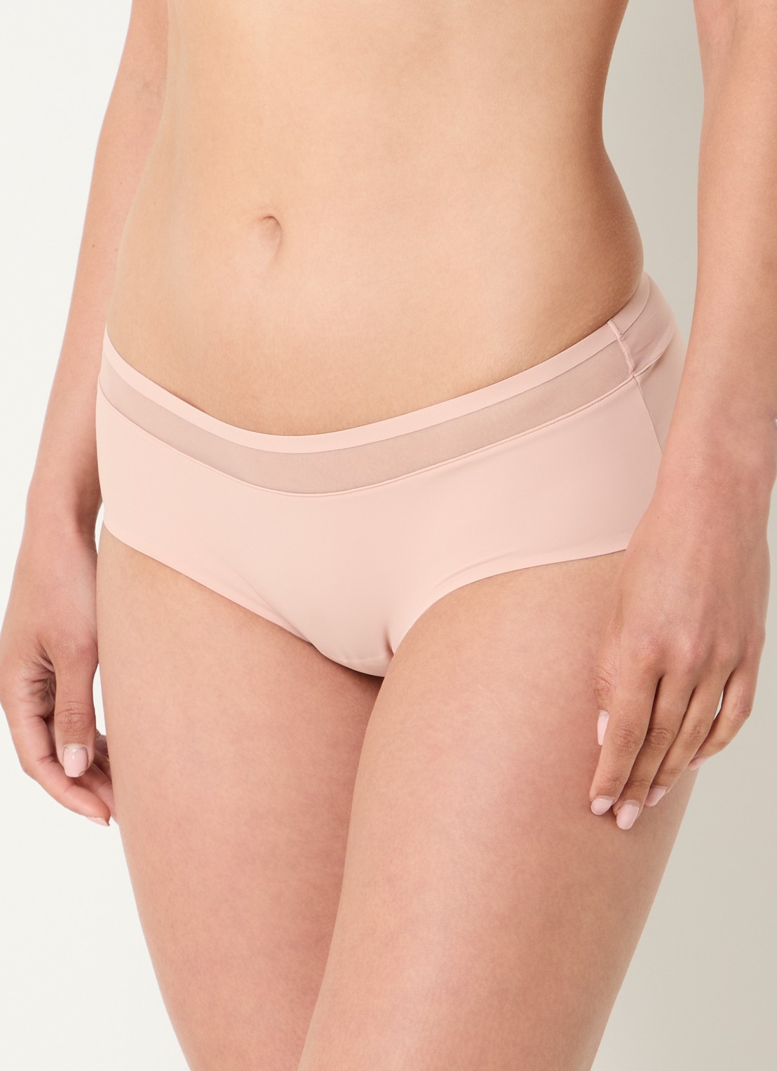 Marie Jo Louie naadloze hipster met mesh - detail 7 oudroze