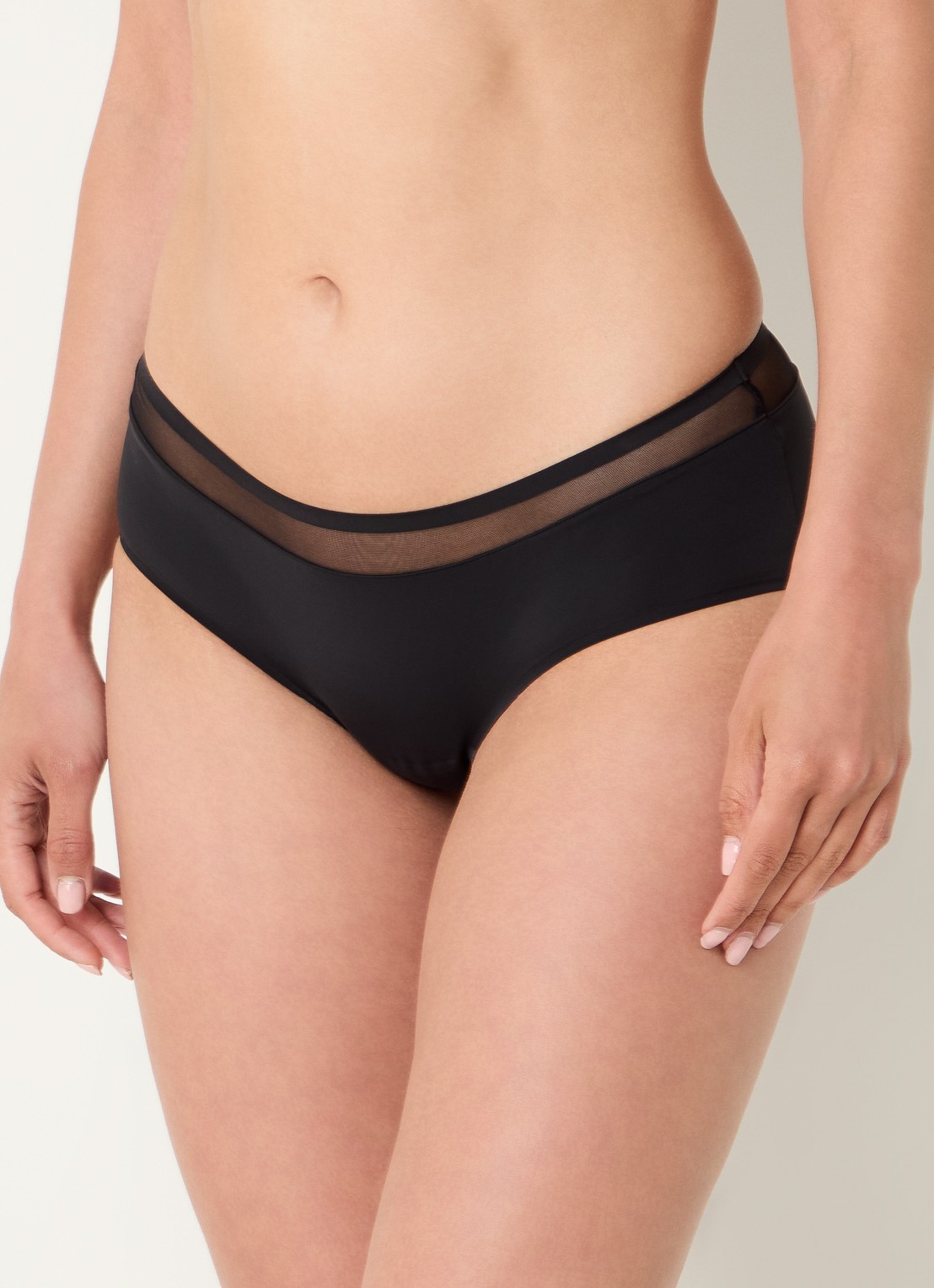 Marie Jo Louie naadloze hipster met mesh - detail 7 zwart