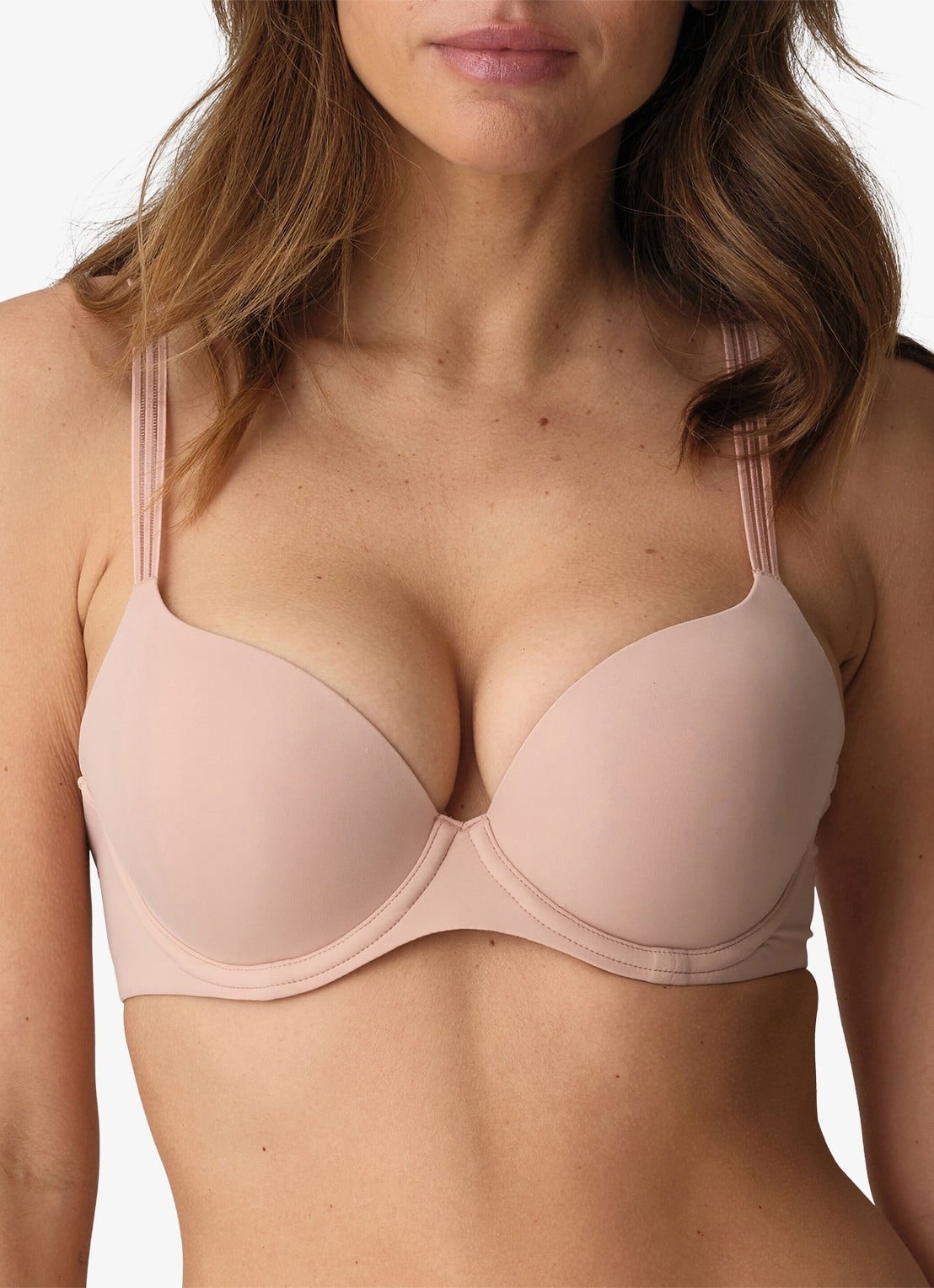 Marie Jo Louie push-up bh met mesh - detail 2 oudroze