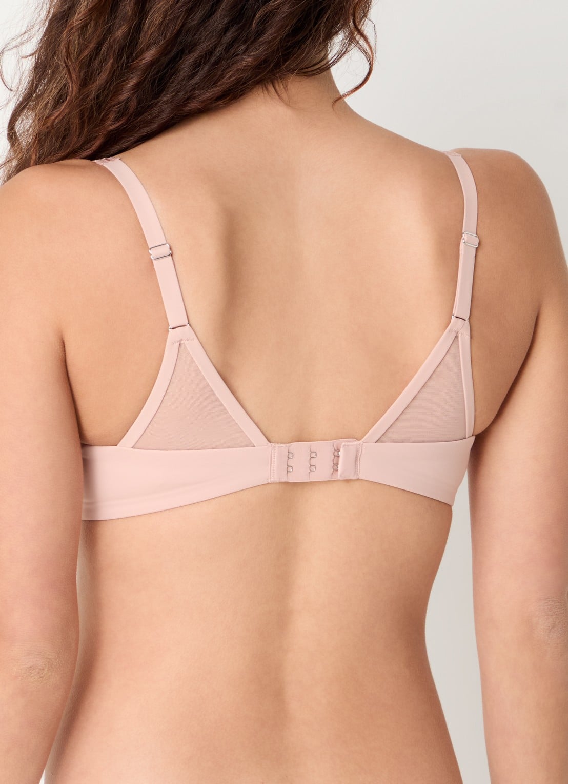 Marie Jo Louie push-up bh met mesh - achterkant 3 oudroze