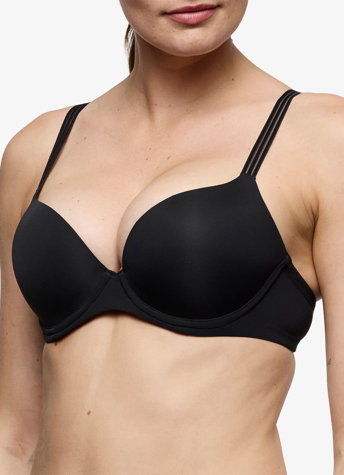 Marie Jo Louie push-up bh met mesh - detail 5 zwart