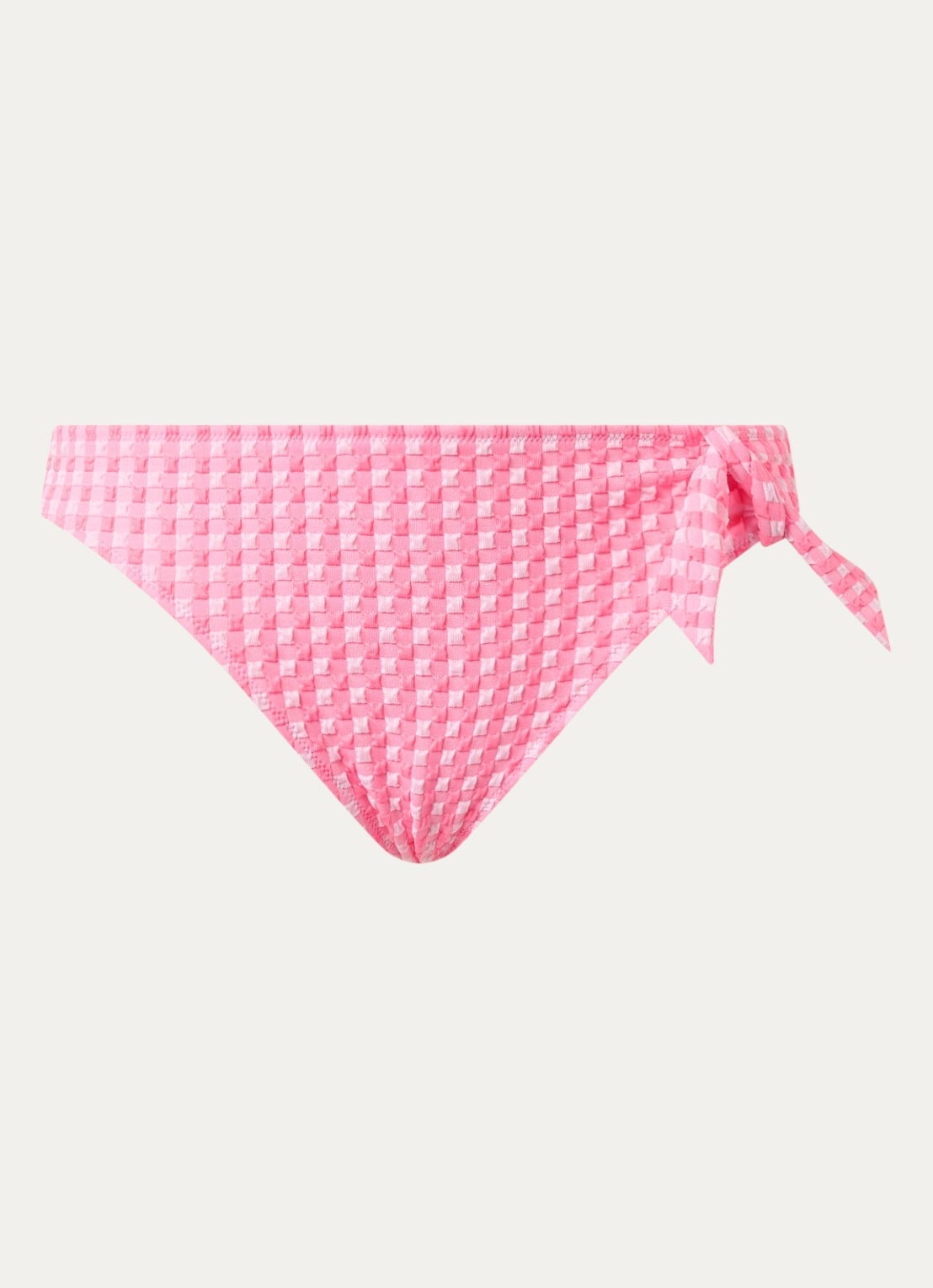 Marie Jo Mary Lynn bikinislip met print en structuur - voorkant 2 roze