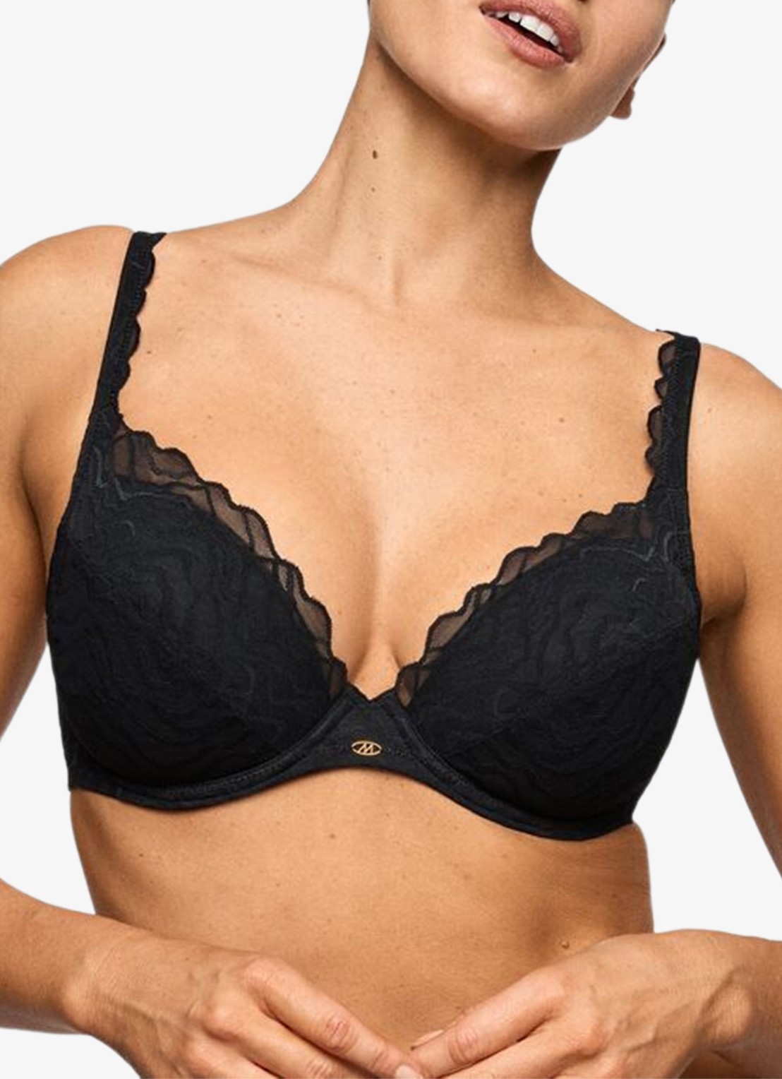 Marie Jo Nillo push-up bh met uitneembare vulling - detail zwart
