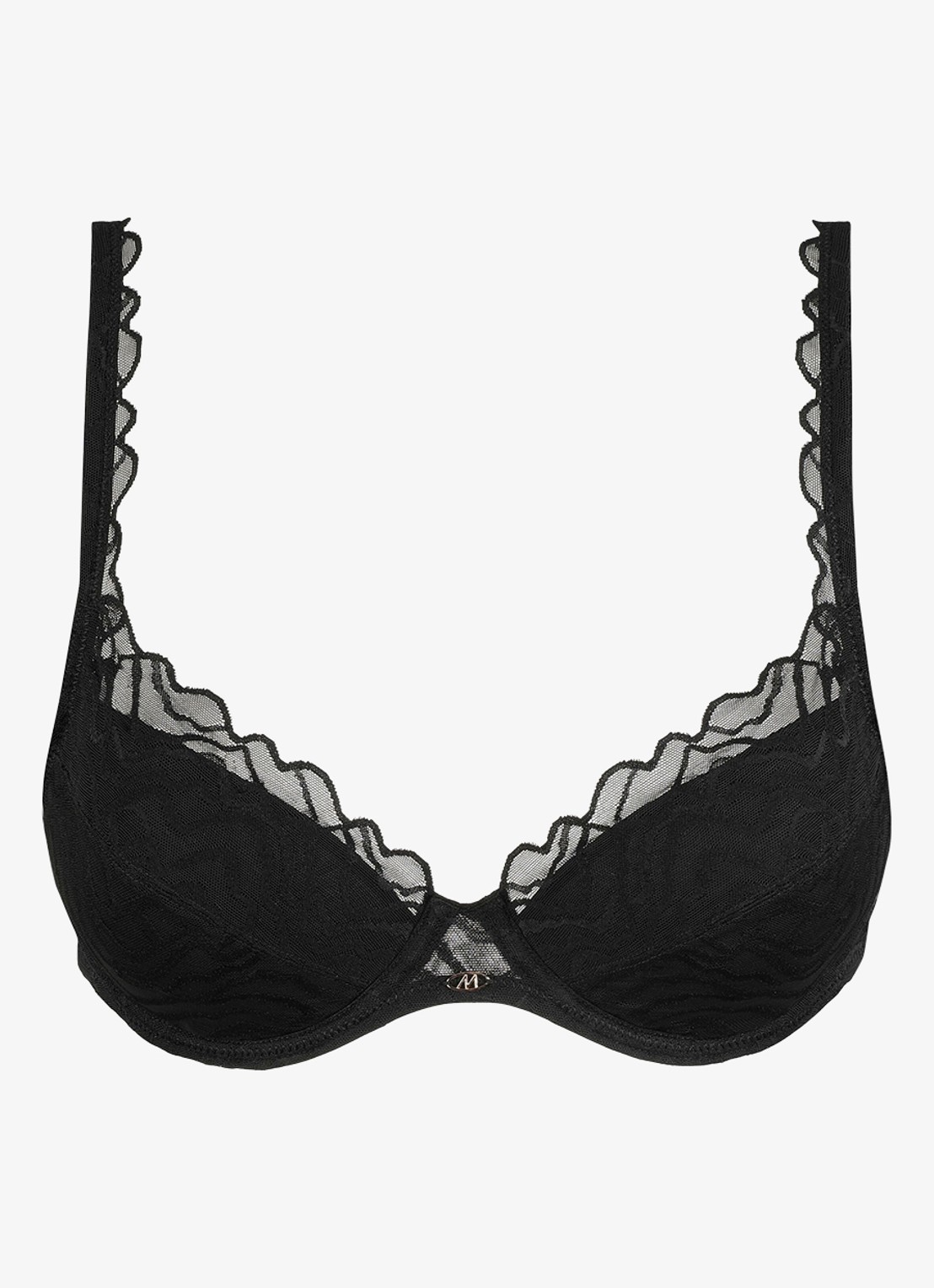 Marie Jo Nillo push-up bh met uitneembare vulling - voorkant 4 zwart