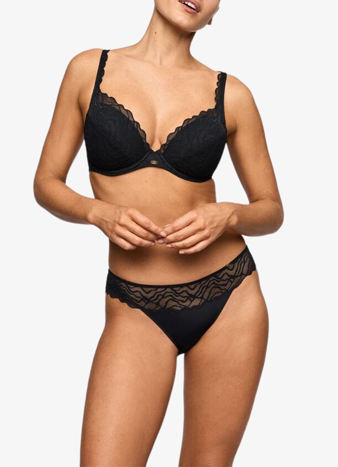 Marie Jo Nillo push-up bh met uitneembare vulling - voorkant 5 zwart