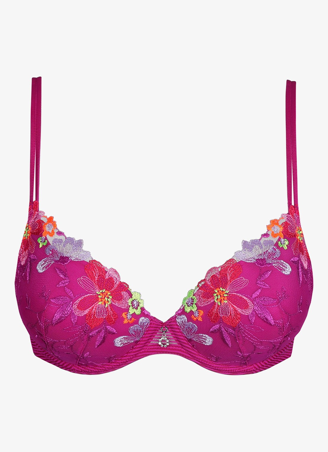 Marie Jo Odilly voorgevormde beugel bh met mesh - voorkant 4 roze