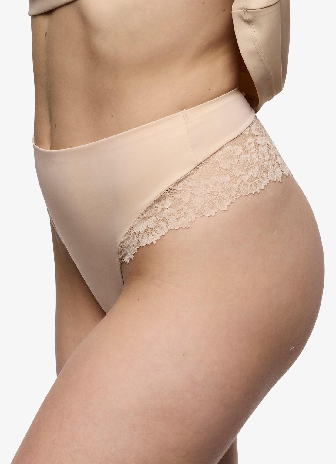 Marie Jo Soft Studio shorty met kant - detail 2 beige