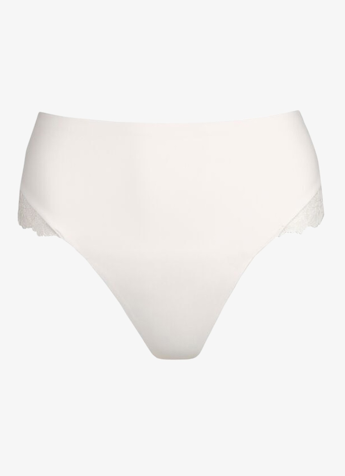 Marie Jo Soft Studio shorty met kant - voorkant wit